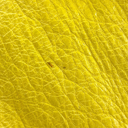 Balenciaga Yellow Lambskin The Day Handbag