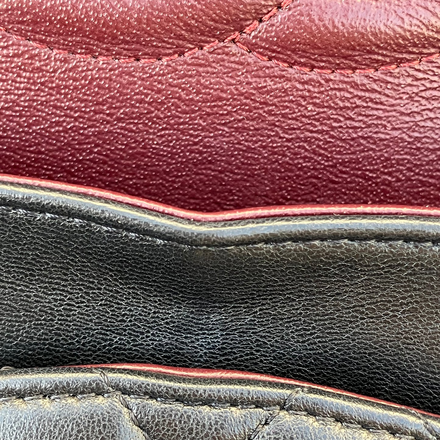 Chanel Black Lambskin Medium Classic Double Flap Shoulder Bag