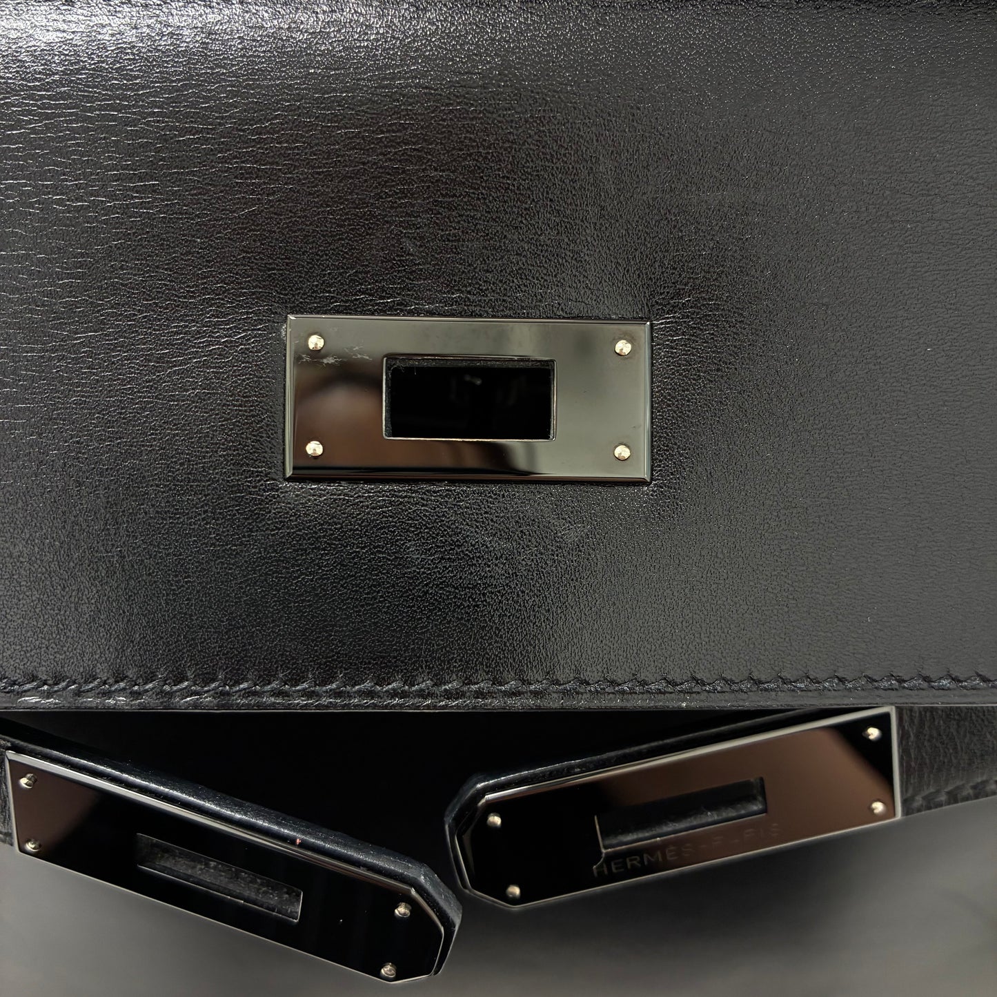Hermes 2010 JPG So Black Kelly 35 Handbag