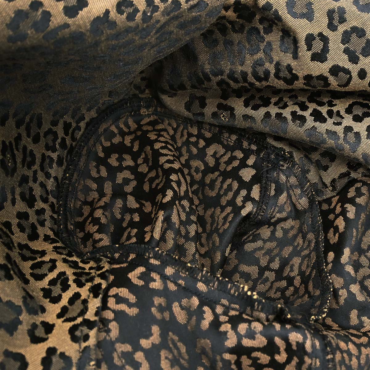 Fendi Leopard Pattern Long Sleeve Jacket Brown Black