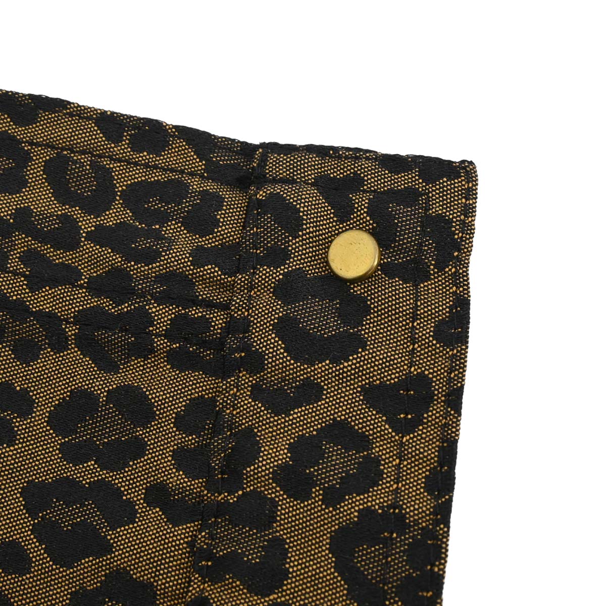 Fendi Leopard Pattern Long Sleeve Jacket Brown Black