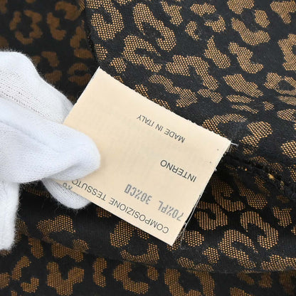 Fendi Leopard Pattern Long Sleeve Jacket Brown Black