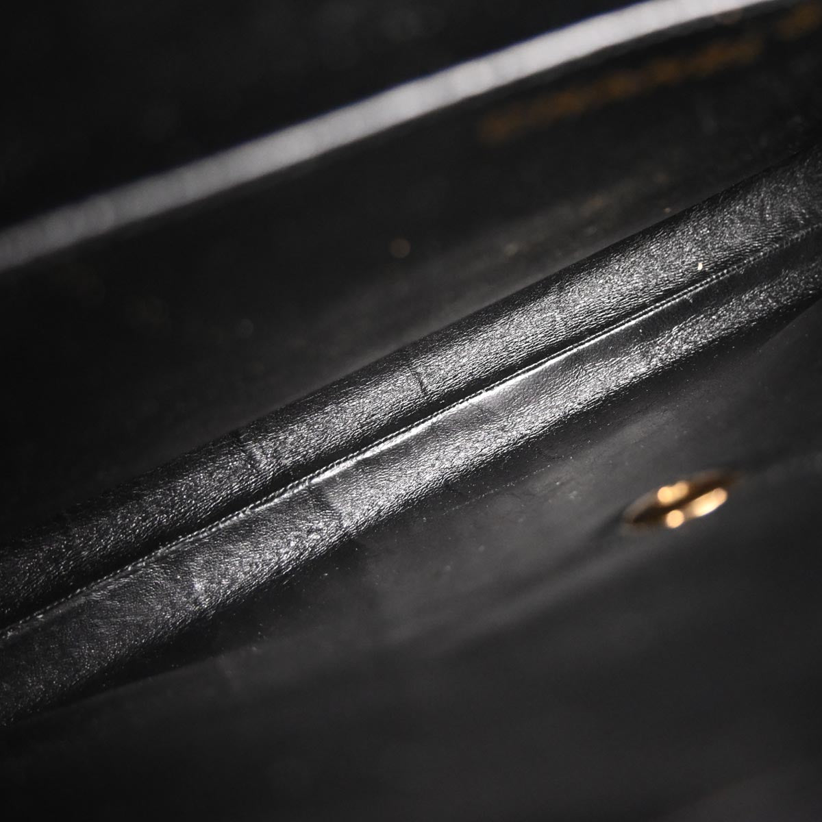 Chanel 1996-1997 Black Patent Leather Briefcase Business Handbag