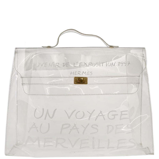 Hermes Clear PVC Kelly Beach Handbag