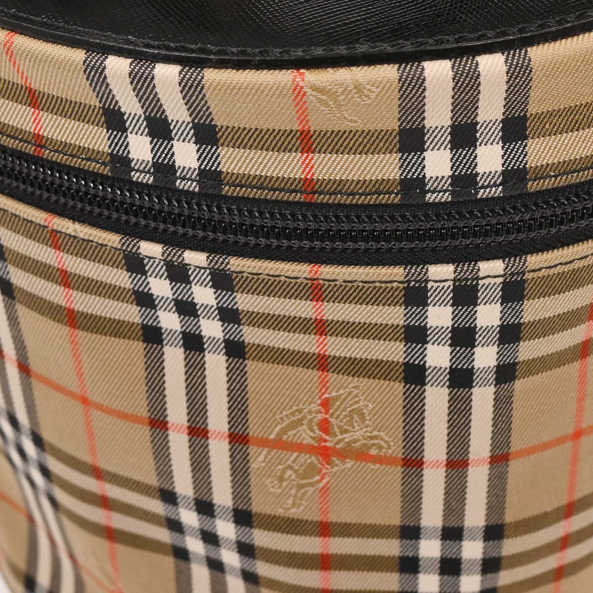 Burberry Beige Black House Check Vanity Handbag