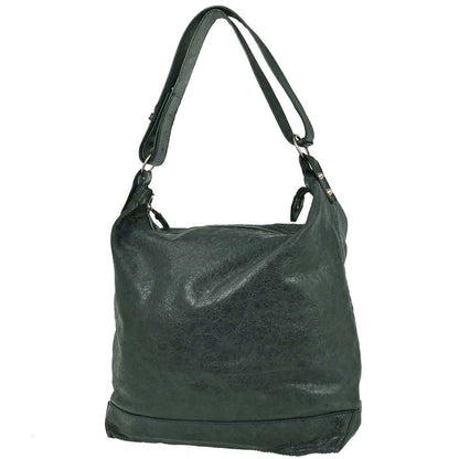 Balenciaga Dark Green The Day Shoulder Bag