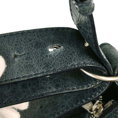 Balenciaga Dark Green The Day Shoulder Bag