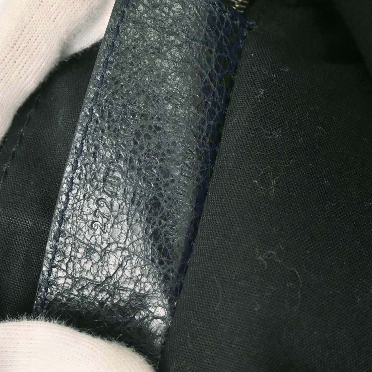 Balenciaga Dark Green The Day Shoulder Bag