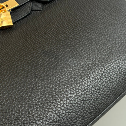 Hermes Black Togo Birkin 35 Handbag