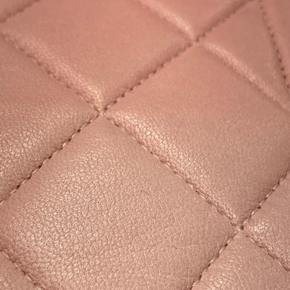 Chanel 1996-1997 Pink Lambskin Handbag