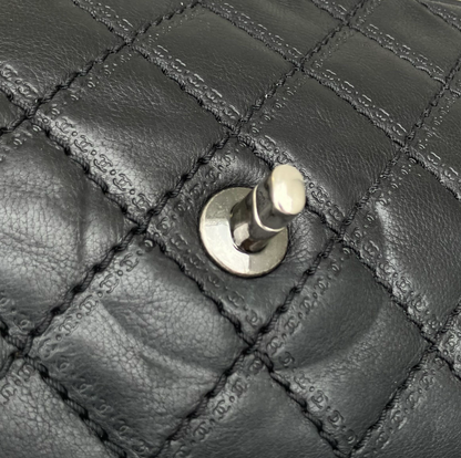 Chanel Black Calfskin Coco Sporran Shoulder Bag