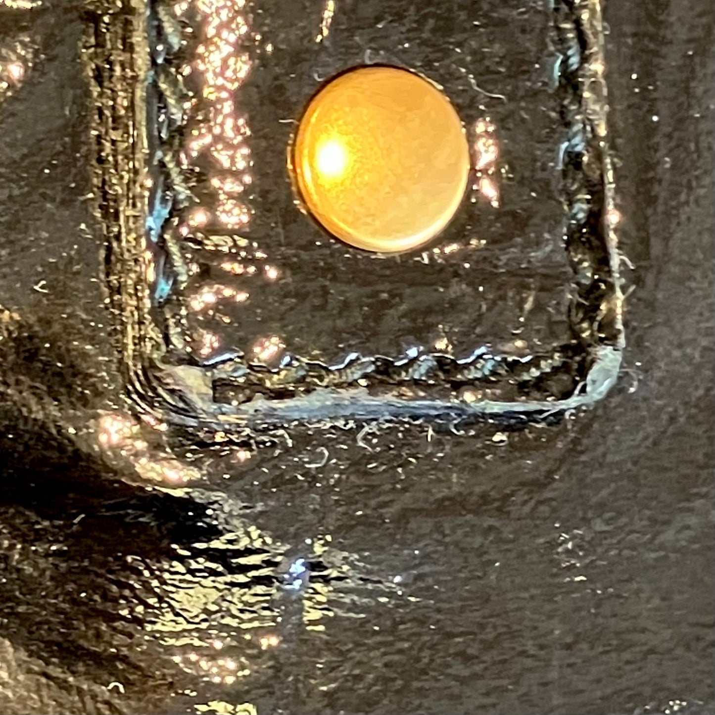 Yves Saint Laurent Black Leather Rive Gauche Muse Handbag