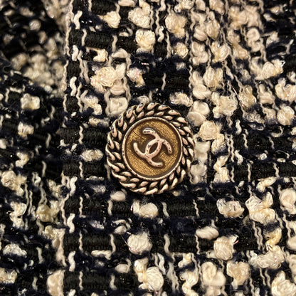 Chanel 2005 Set Jacket Vest Black #38