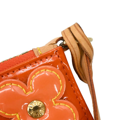Louis Vuitton Orange Vernis Flower Lexington Handbag M92247