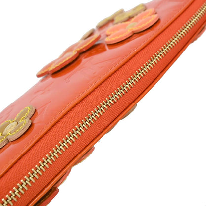 Louis Vuitton Orange Vernis Flower Lexington Handbag M92247