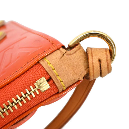 Louis Vuitton Orange Vernis Flower Lexington Handbag M92247