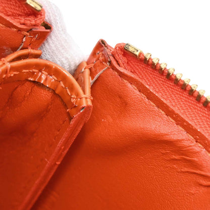 Louis Vuitton Orange Vernis Flower Lexington Handbag M92247