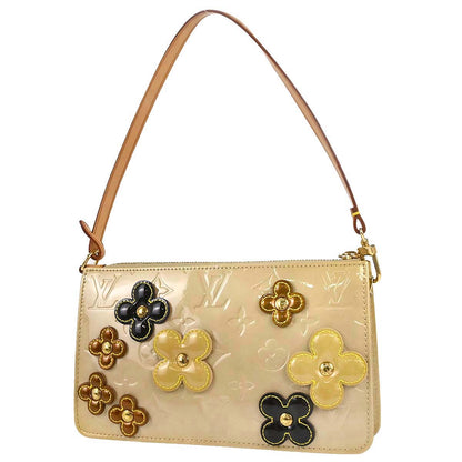 Louis Vuitton Beige Vernis Flower Lexington Handbag M92246