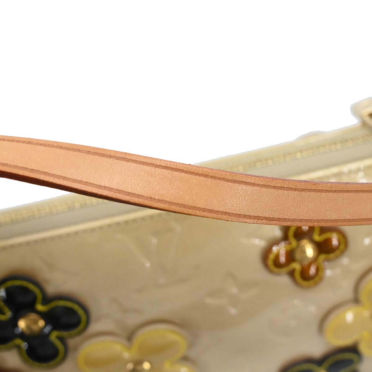 Louis Vuitton Beige Vernis Flower Lexington Handbag M92246