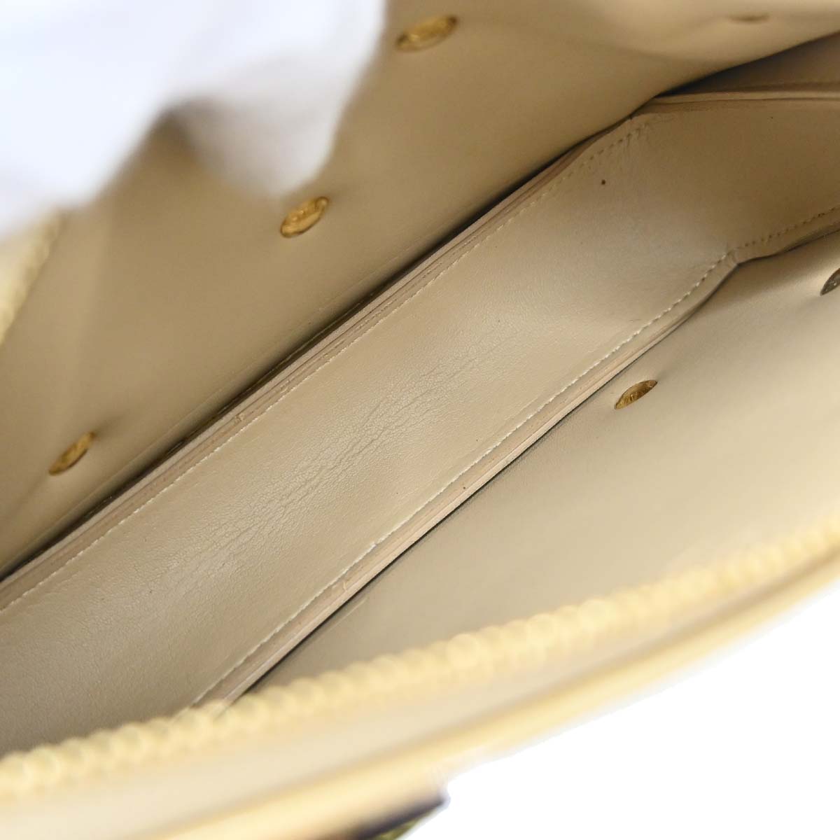 Louis Vuitton Beige Vernis Flower Lexington Handbag M92246