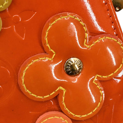 Louis Vuitton 2002 Orange Vernis Flower Lexington Handbag M92247