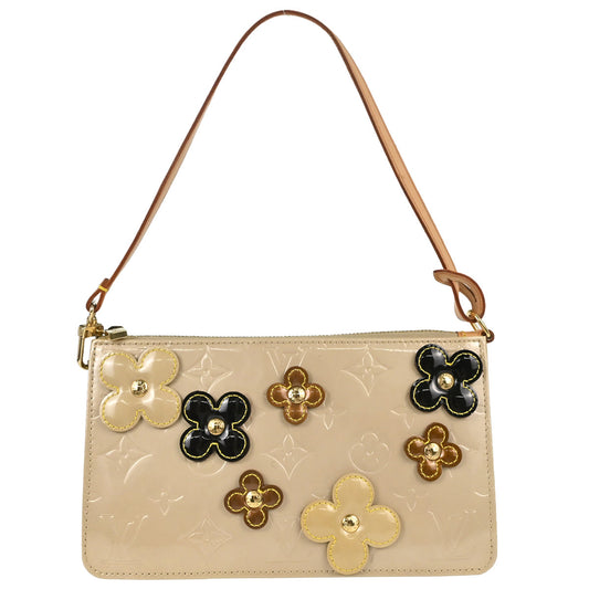 Louis Vuitton Beige Vernis Flower Lexington Handbag M92246