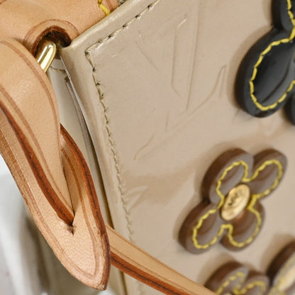 Louis Vuitton Beige Vernis Flower Lexington Handbag M92246