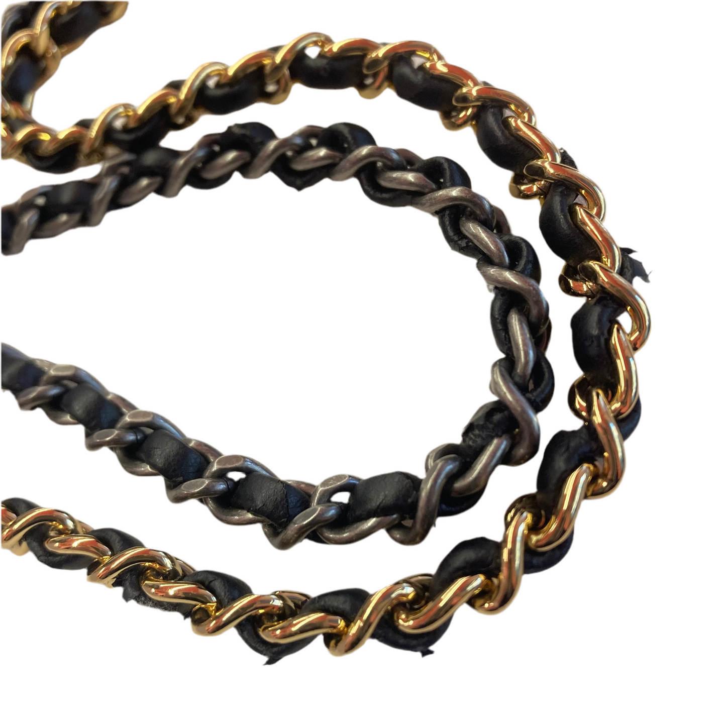 Chanel 2019 Beige Black Calfskin Medium Gabrielle Shoulder Bag