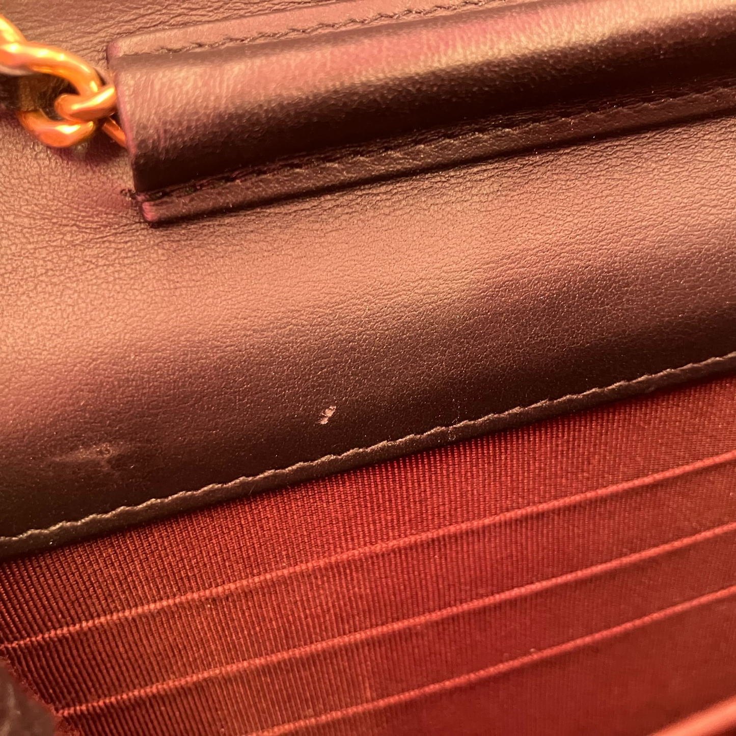 Chanel 2017-2018 Calfskin Mademoiselle Lock Icon WOC Wallet on Chain Shoulder Bag