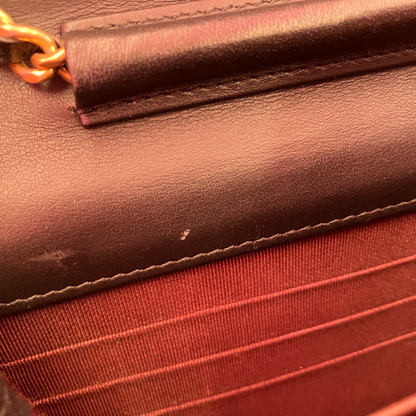 Chanel 2017-2018 Calfskin Mademoiselle Lock Icon WOC Wallet on Chain Shoulder Bag