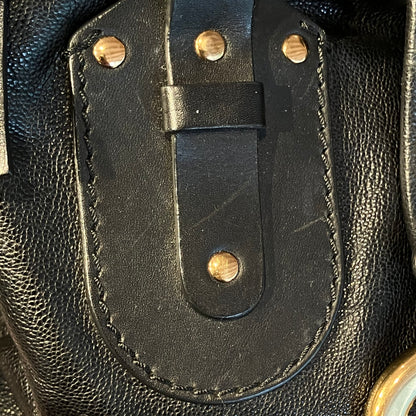 Chloe Black Leather Kerala Handbag