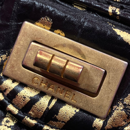 Chanel * 2019 Black Leather Mademoiselle Lock Shoulder Bag