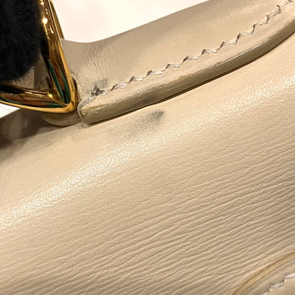 Hermes 2000 Beige Box Calf Kelly 32 Sellier 2way Shoulder Handbag