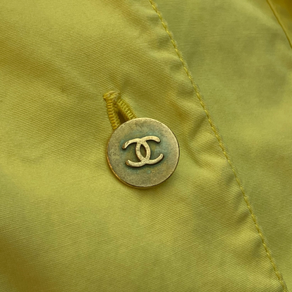 Chanel Blouse Shirt Yellow #36