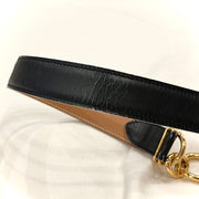 HERMES 1994 Chaine D'Ancre Waist Belt Black Box Calf #70