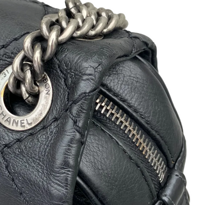 Chanel Black Calfskin Coco Sporran Shoulder Bag