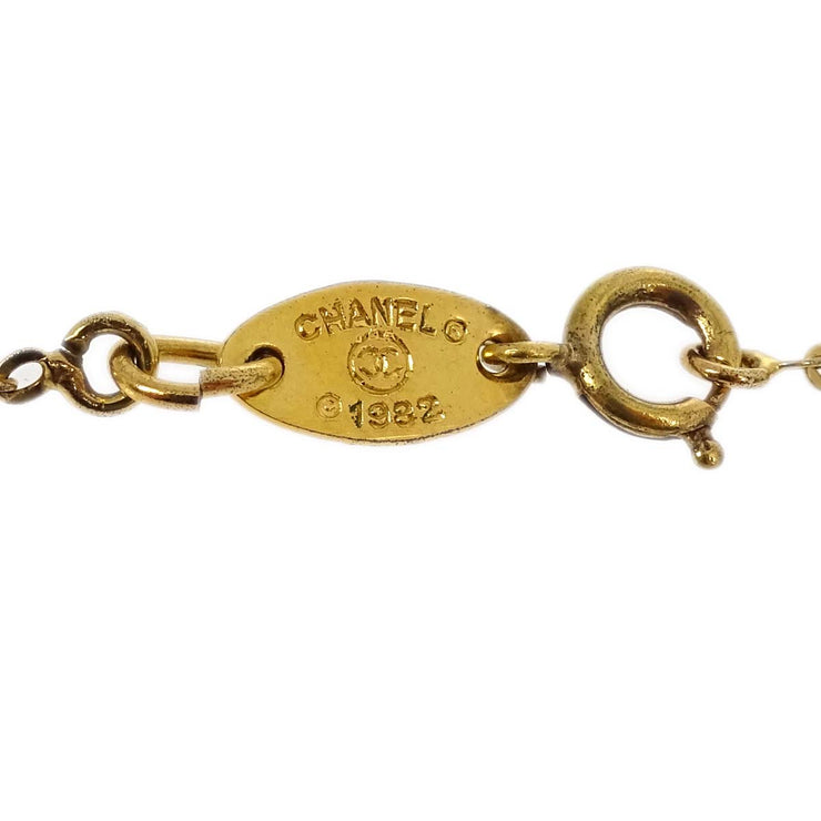 Chanel Mini CC Gold Chain Pendant Necklace 376/1982