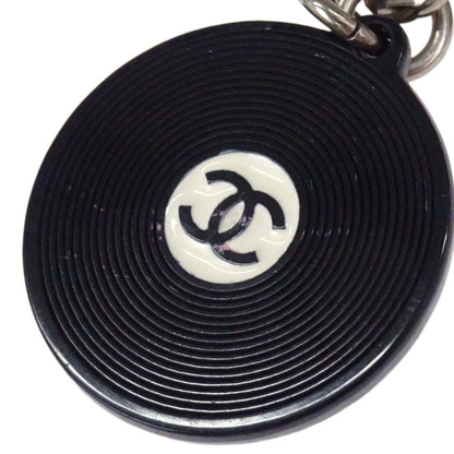 Chanel Record Cassette Tape Chain Belt Silver Rhinestone 04P