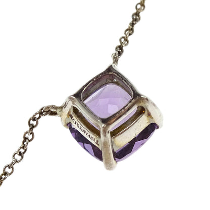 Tiffany & Co. Sparklers Pendant Necklace SV925 Amethyst Silver