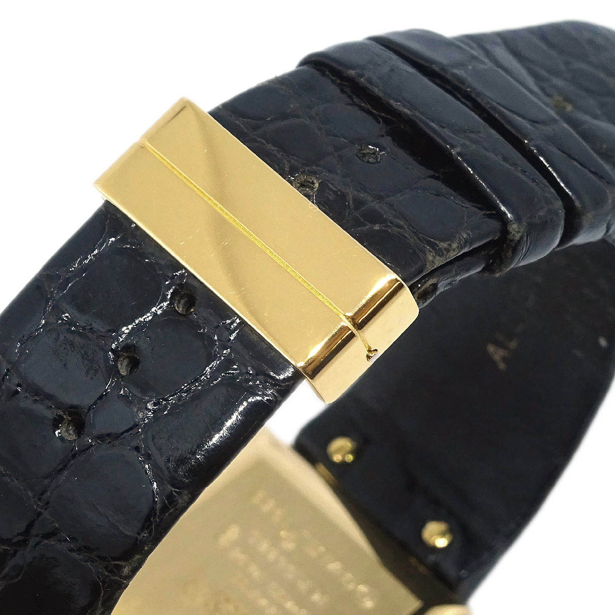 Chanel * Mademoiselle Watch 18KYG Alligator