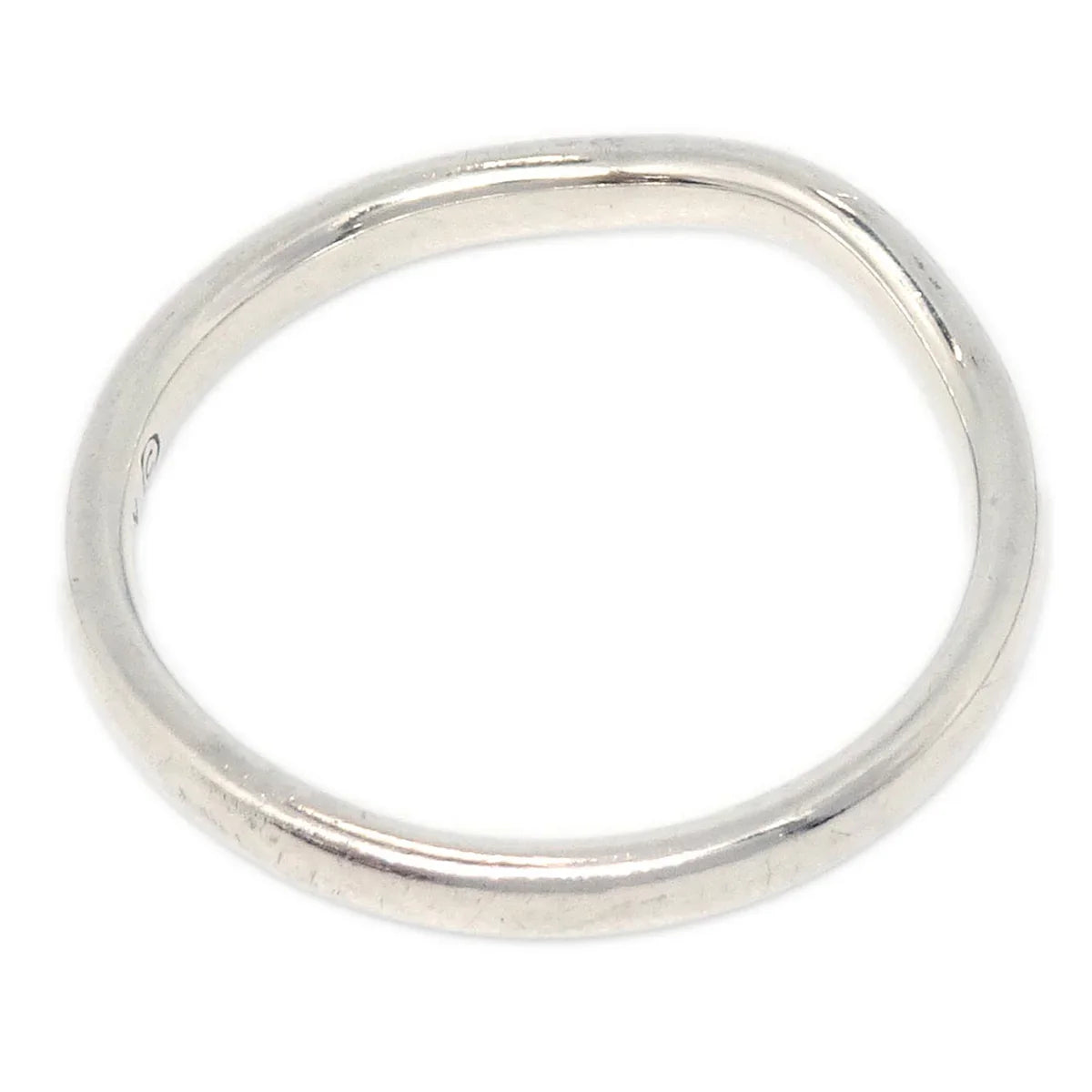 Tiffany & Co. Curved Band Ring SV925 #52 #12