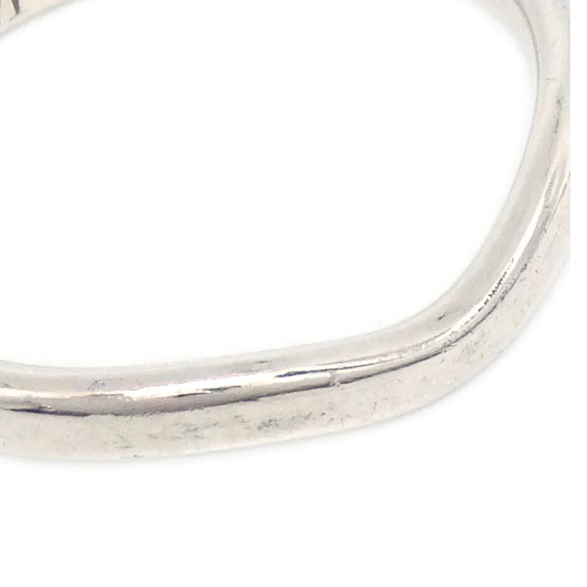 Tiffany & Co. Curved Band Ring SV925 #52 #12