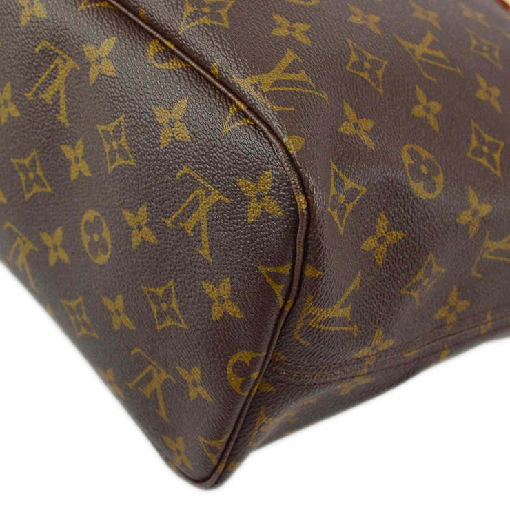 Louis Vuitton 2008 Monogram Neverfull MM Shoulder Tote Bag M40156