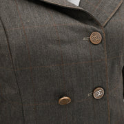 Chanel Setup Suit Jacket Skirt Brown 98A #42