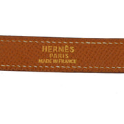 Hermes Gold Courchevel Shoulder Strap For Kelly Small Good