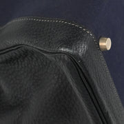 Hermes Toile Officier Taurillon Clemence Kelly 50 Retourne 2way Shoulder Handbag  2002