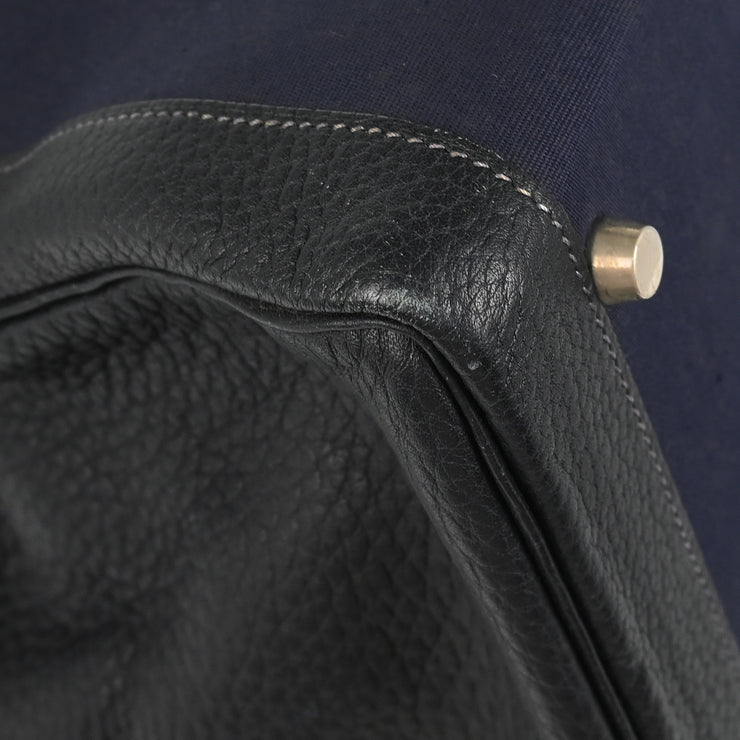 Hermes Toile Officier Taurillon Clemence Kelly 50 Retourne 2way Shoulder Handbag  2002
