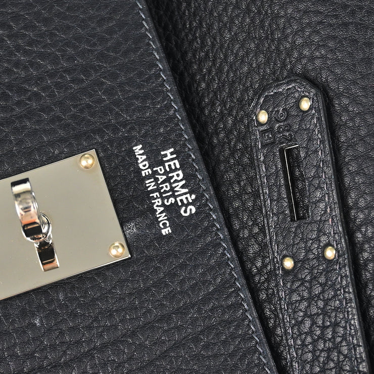 Hermes Toile Officier Taurillon Clemence Kelly 50 Retourne 2way Shoulder Handbag  2002