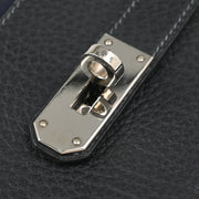 Hermes Toile Officier Taurillon Clemence Kelly 50 Retourne 2way Shoulder Handbag  2002