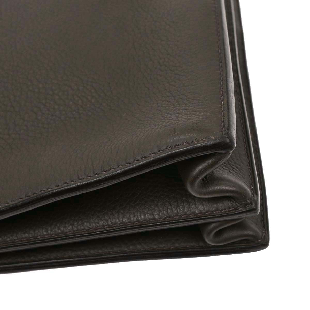 Hermes Taurillon Clemence Sac a Depeches DPLG Business Handbag